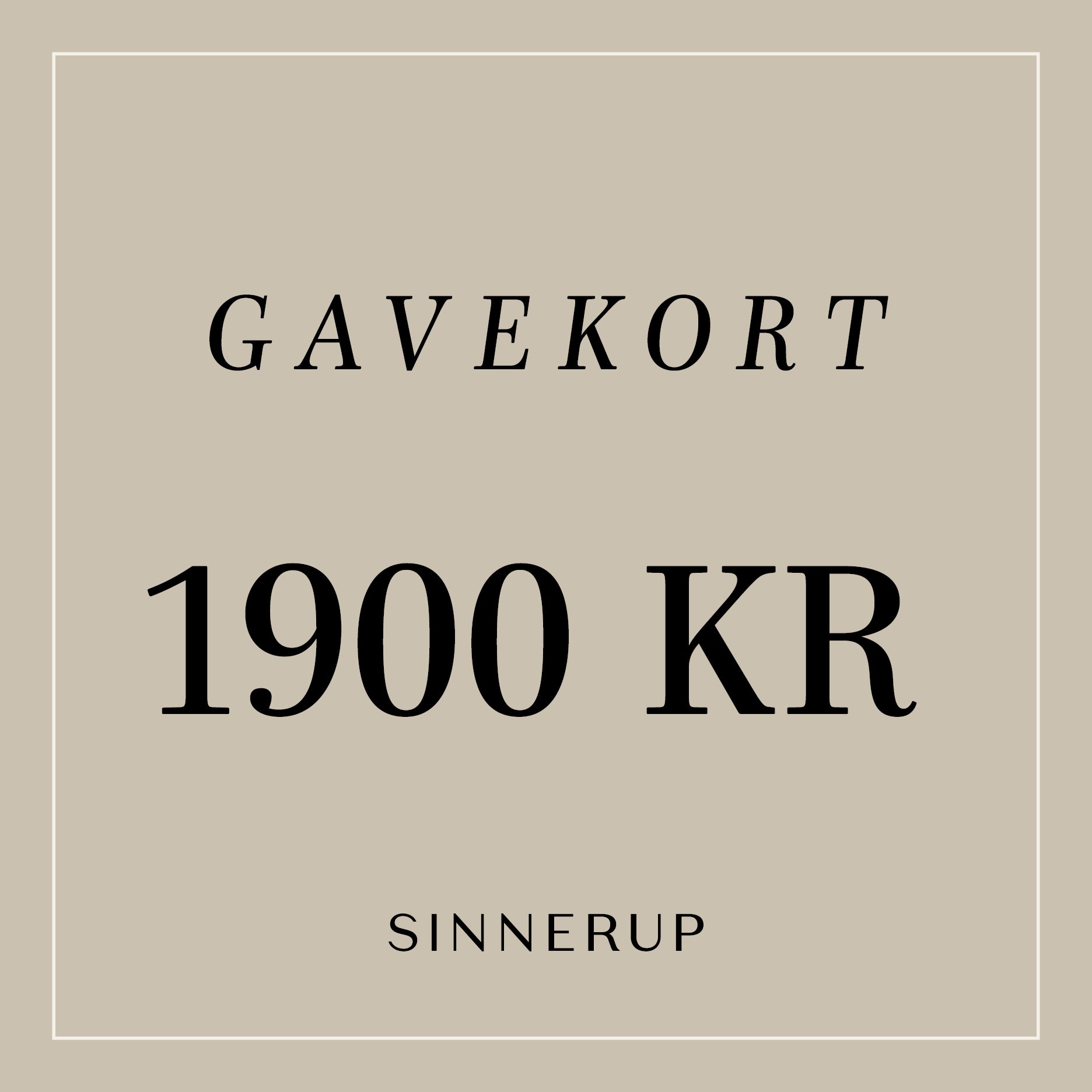 Sinnerup Gavekort